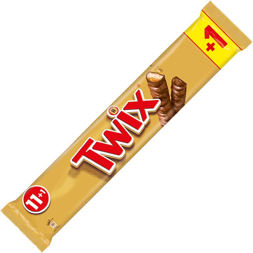 12x Twix Doppel Schokoriegel á 50g=600g MHD:15.11.20