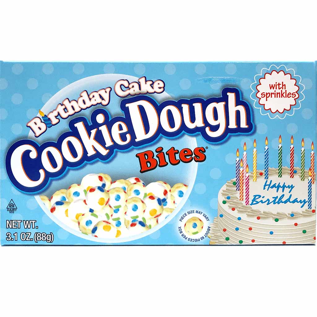 Birthday Cake Cookie Dough Bites 88g MHD:28.2.22