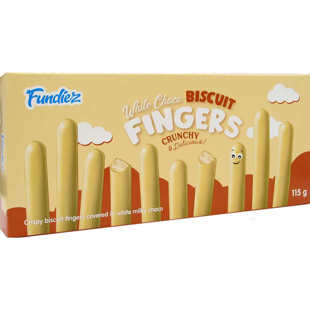 Fundiez crispy Biscuit Fingers Vanilla 115g MHD:10.7.25