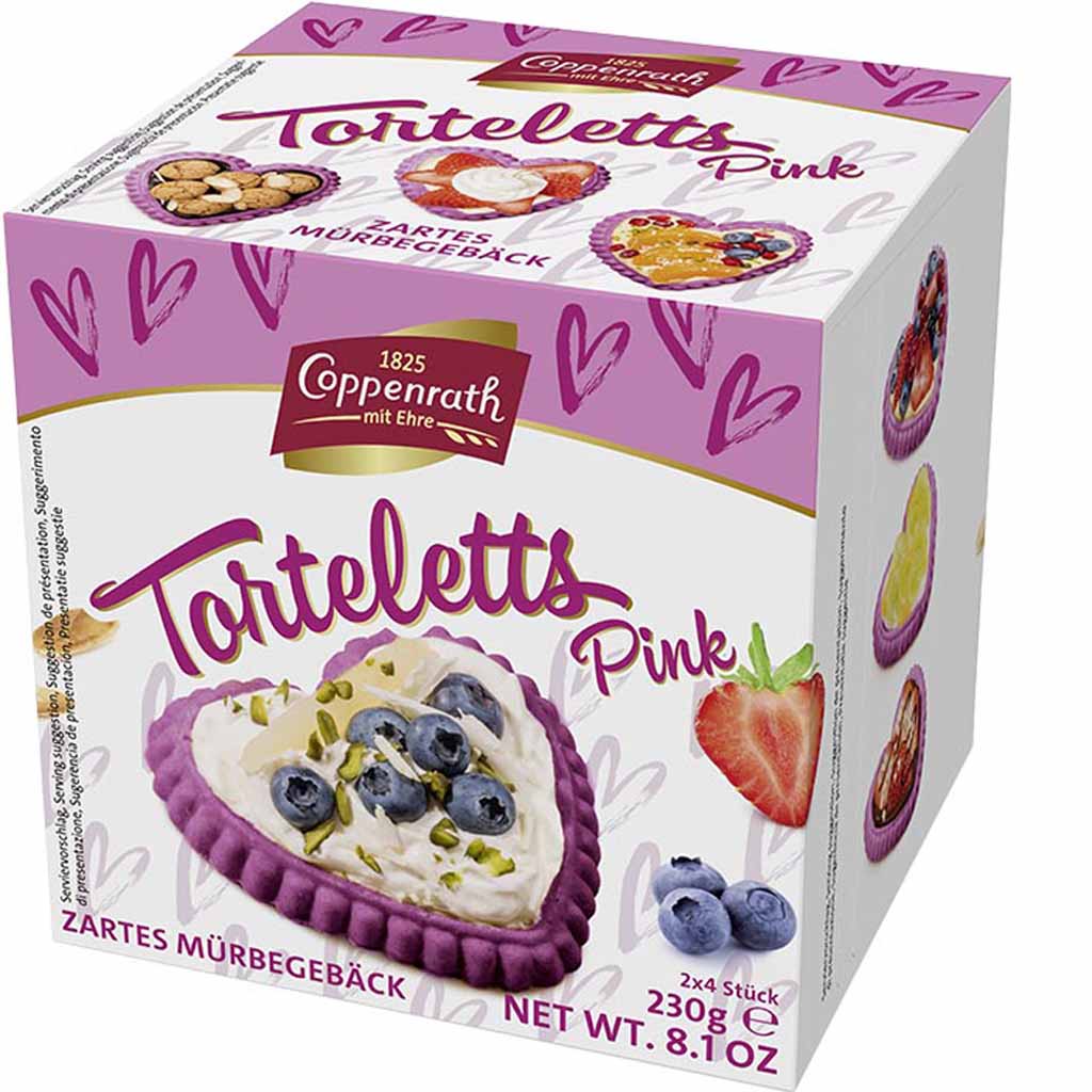 Coppenrath Herz Torteletts Pink 230g MHD:19.4.25
