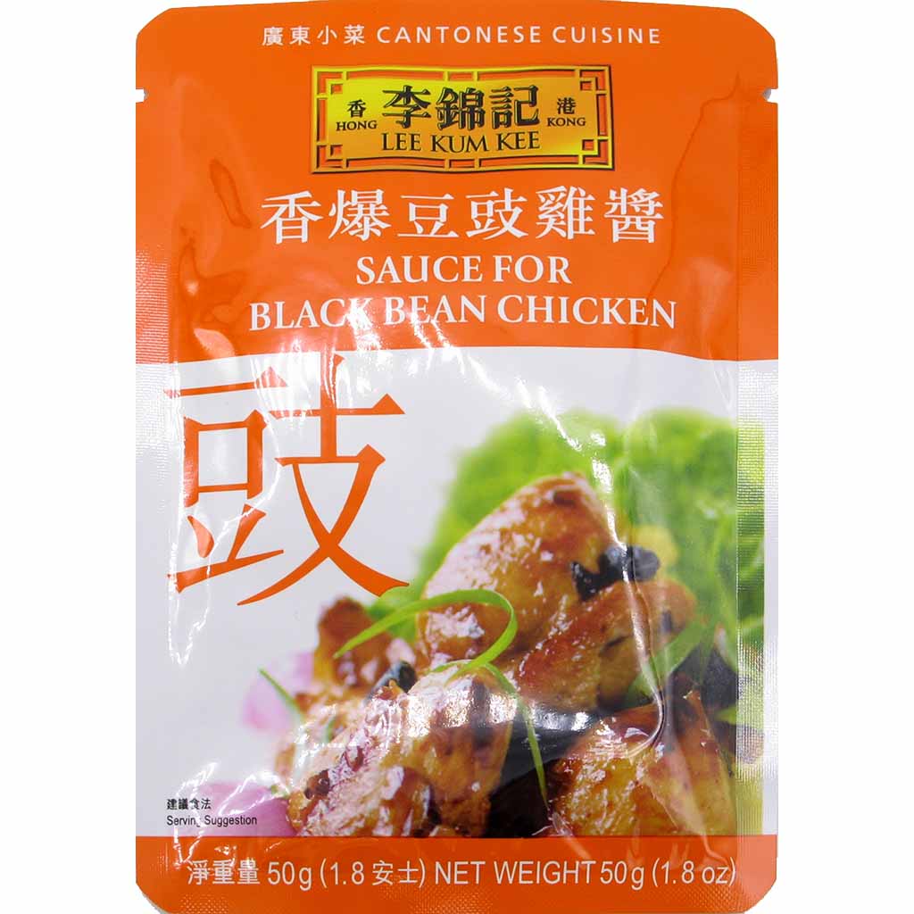 12x Lee Kum Kee Woksauce Hähnchen schwarze Bohnen á 50g=600g MHD:10/19