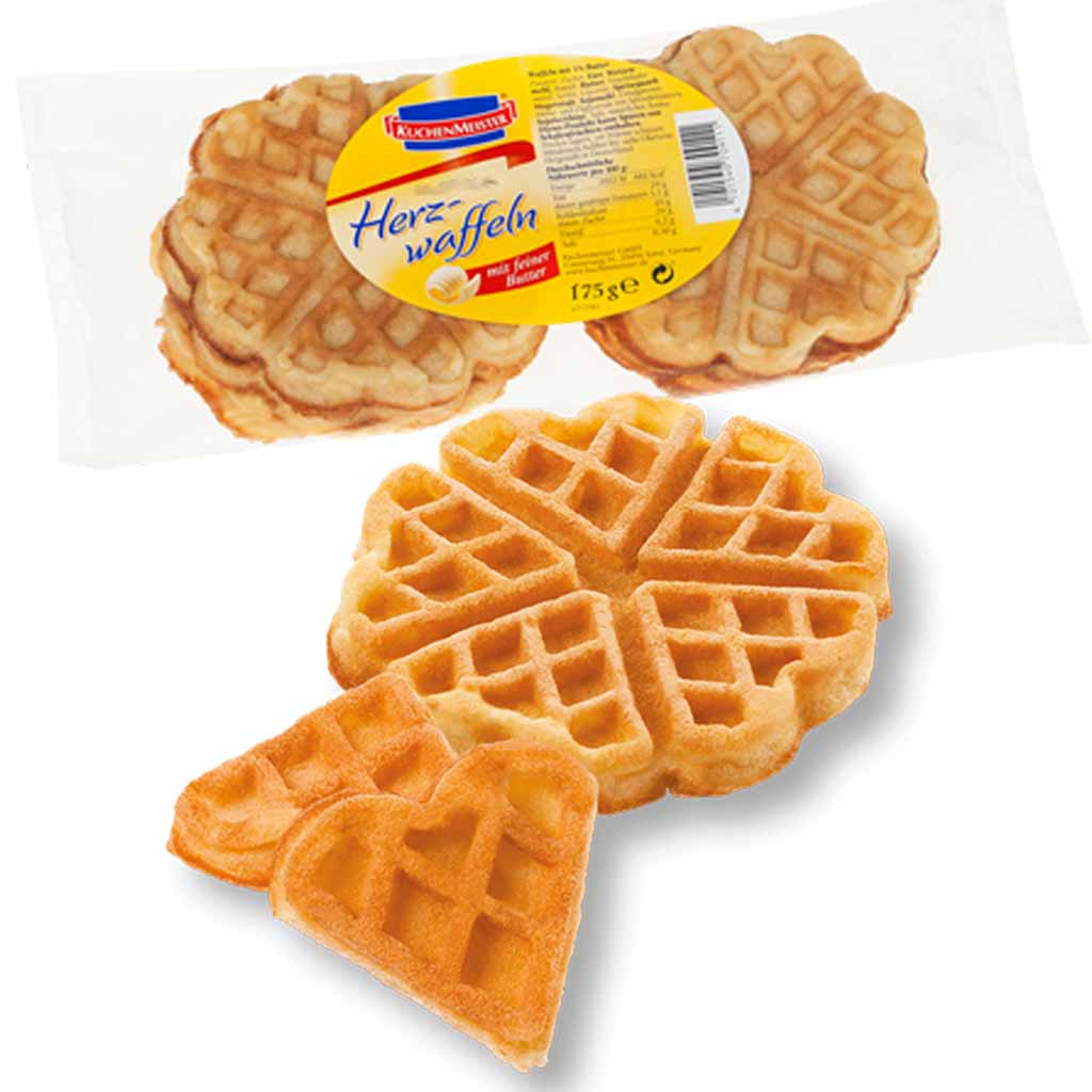Kuchenmeister Herzwaffeln 175g MHD:6.12.21
