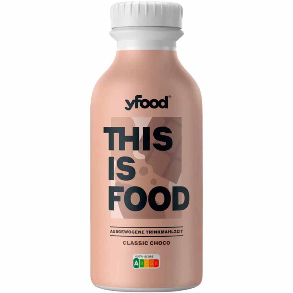 6x yFood Trinkmahlzeit Classic Choco á 500ml=3L MHD:27.2.25