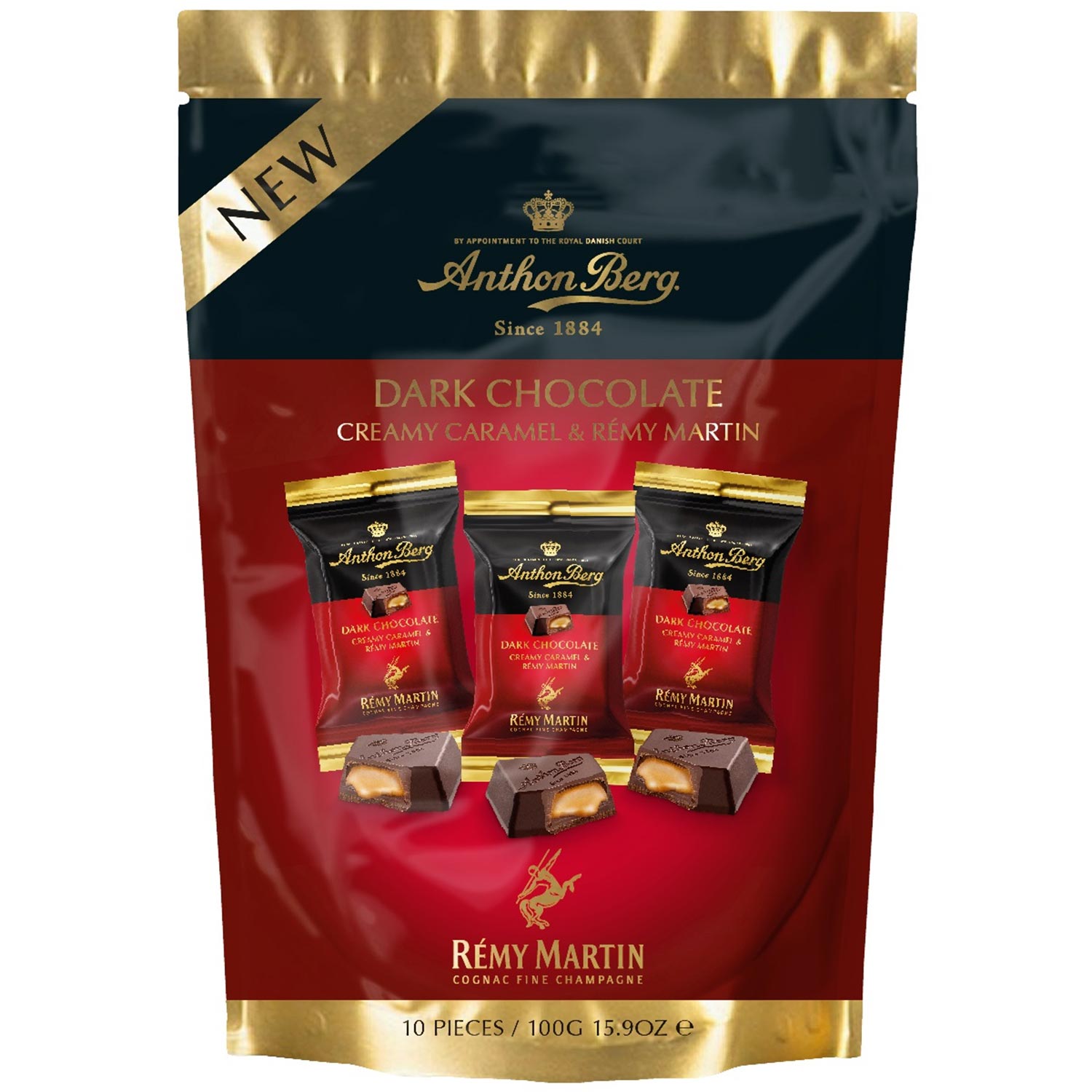 Anthon Berg Dark Chocolate Rémy Martin Minis 100g MHD:10.7.24