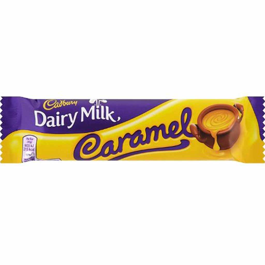 48x Cadbury Dairy Milk Caramel á 45g=2160g MHD:13.12.20