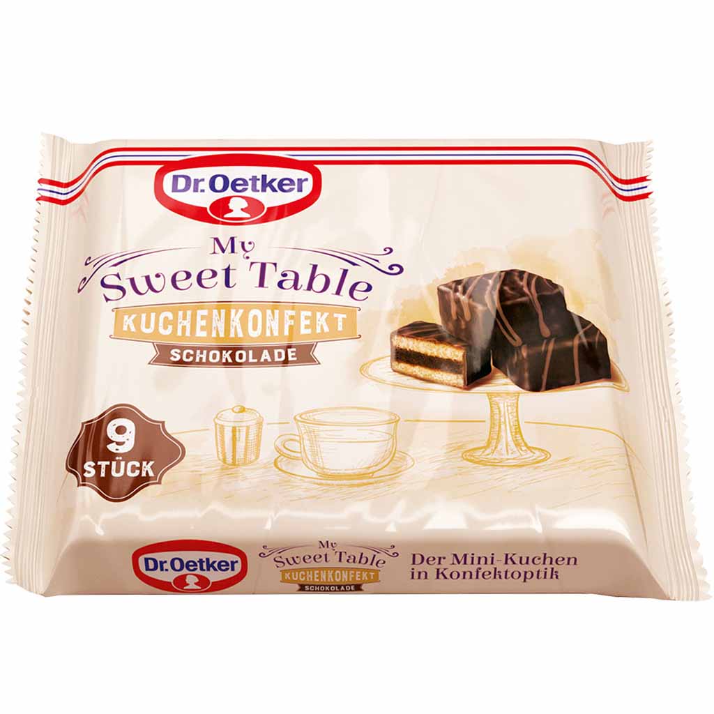 Dr.Oetker My Sweet Table Kuchenkonfekt Schokolade 135g MHD:13.4.21