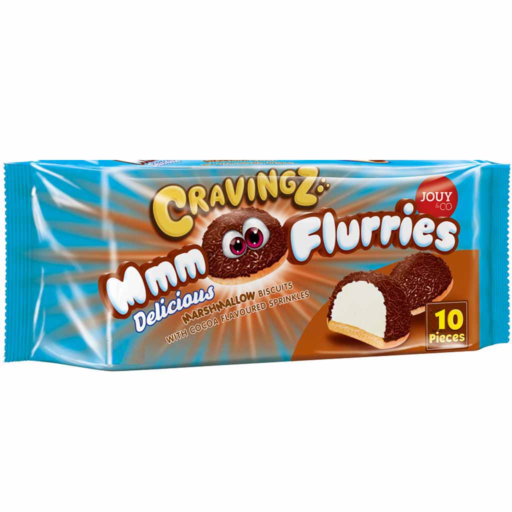 Cravingz Mmm Flurries Cacao Marshmallow Kekse 120g MHD:10.12.25