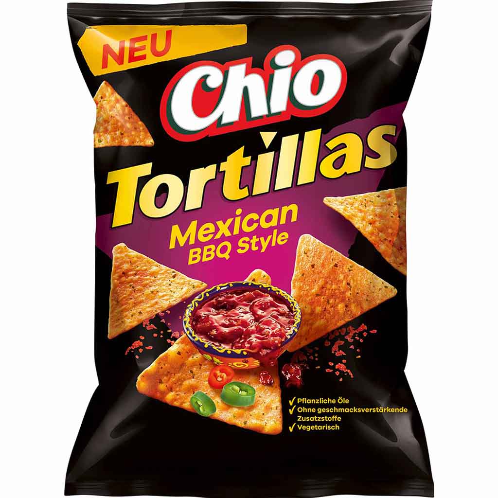 Chio Tortillas Mexican BBQ Style 110g MHD:30.9.24