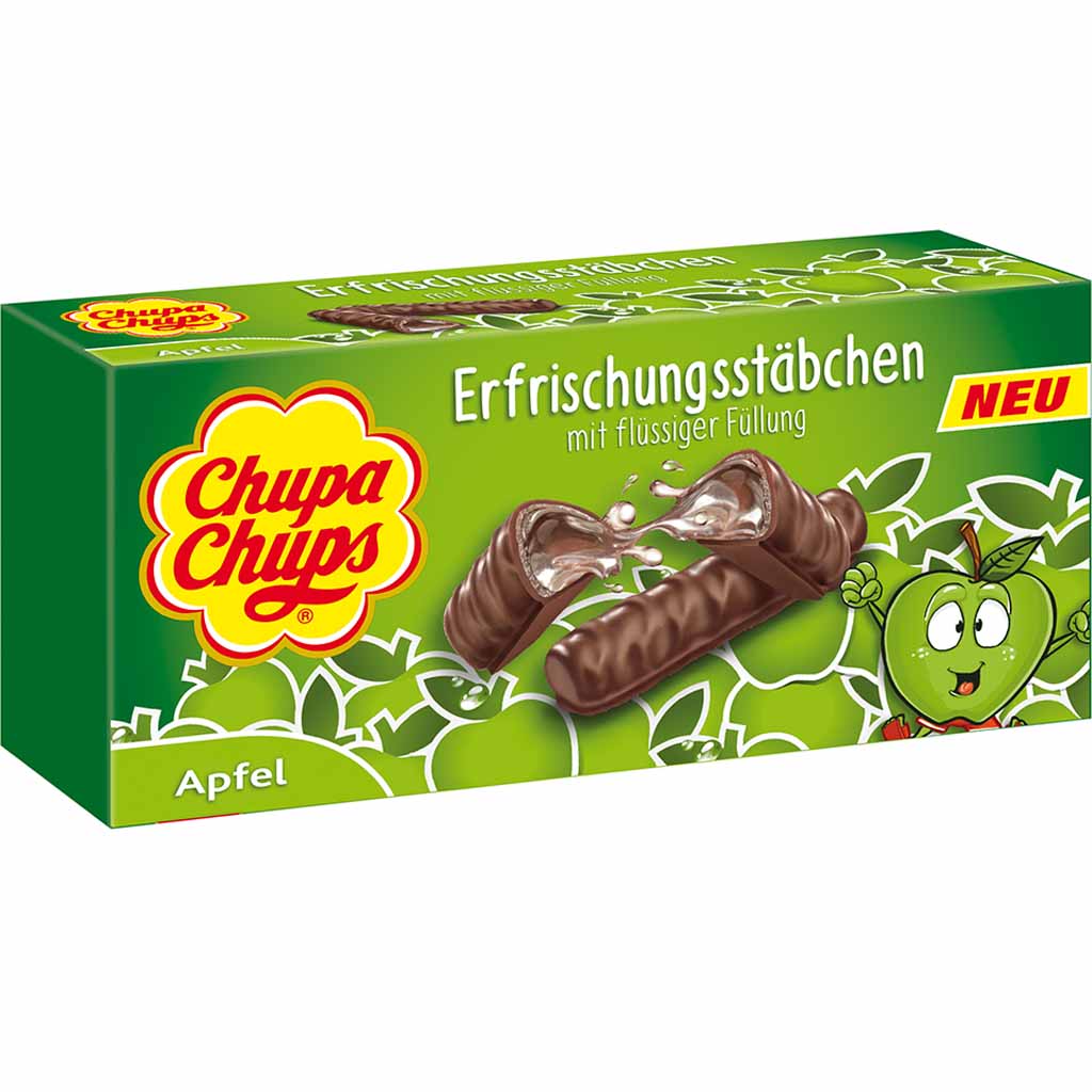 20x DeBeukelaer Erfrischungsstäbchen Apfel á 75g=1500g MHD:1.1.20