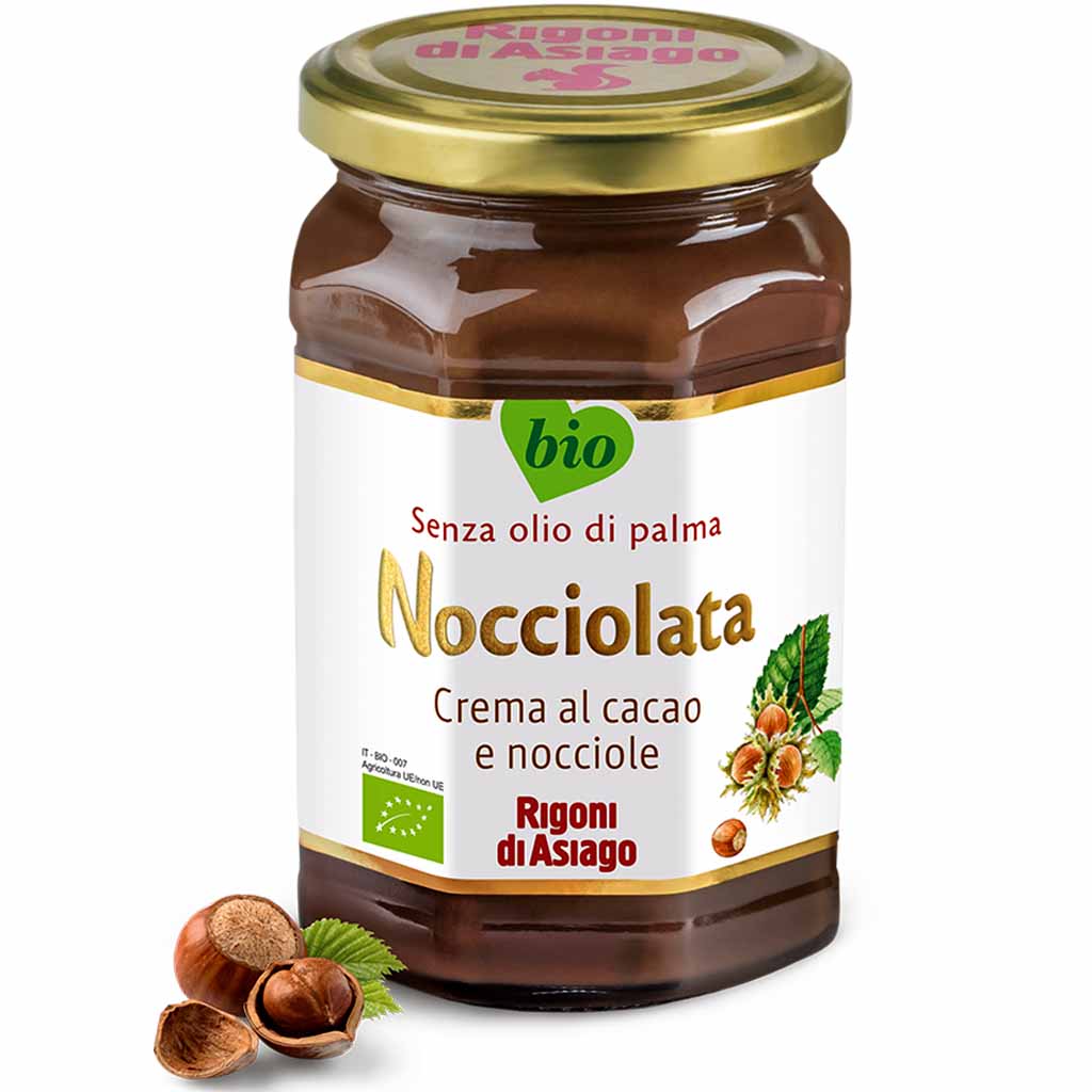 Nocciolata Bio Haselnuss-Nougat-Creme mit Kakao 270g MHD:30.12.24