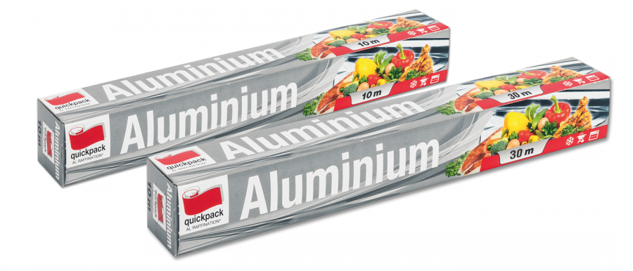 Alufolie 30 Zentimeter breit 20 Meter Rolle