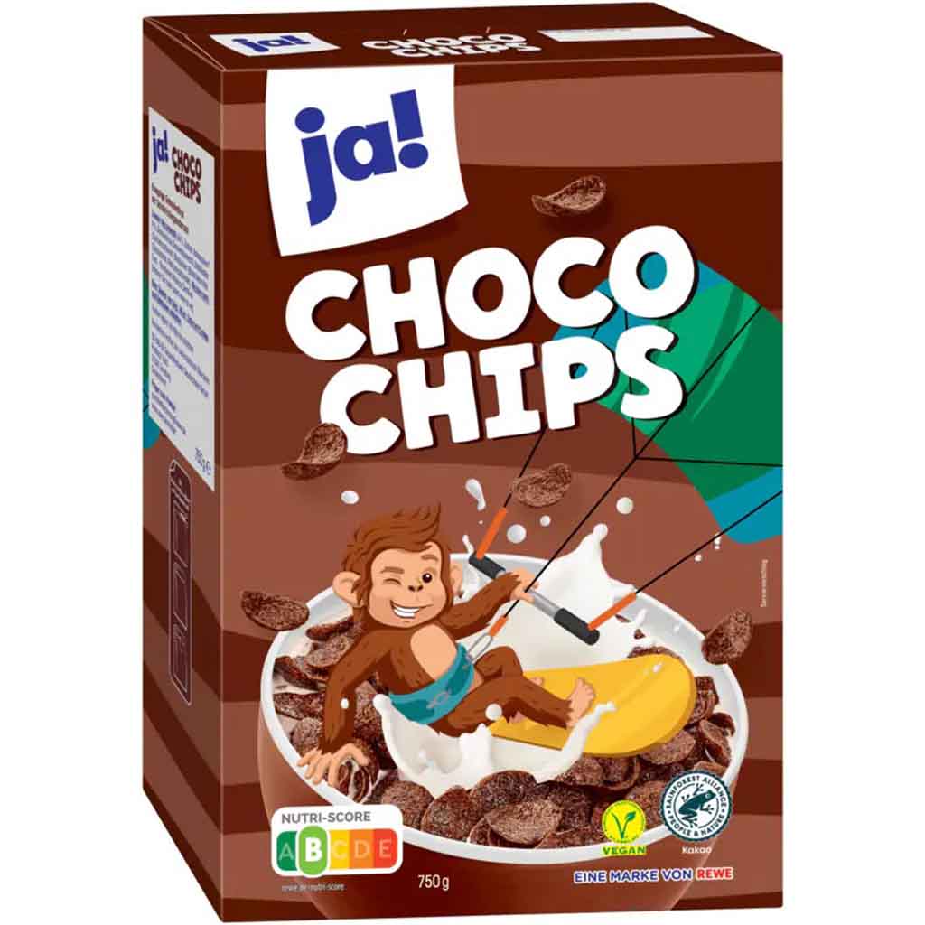 ja! Choco Chips 750g MHD:1.8.25