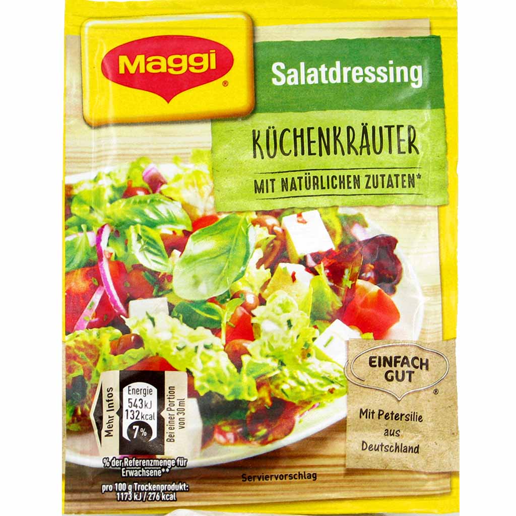40x Maggi Salatdressing Küchenkräuter á 8g=320g MHD:30.5.20