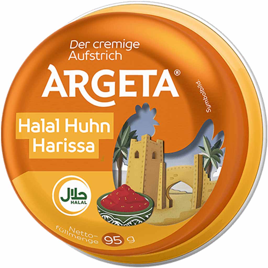 Argeta Huhn-Aufstrich Harissa Halal 95g MHD:20.2.27