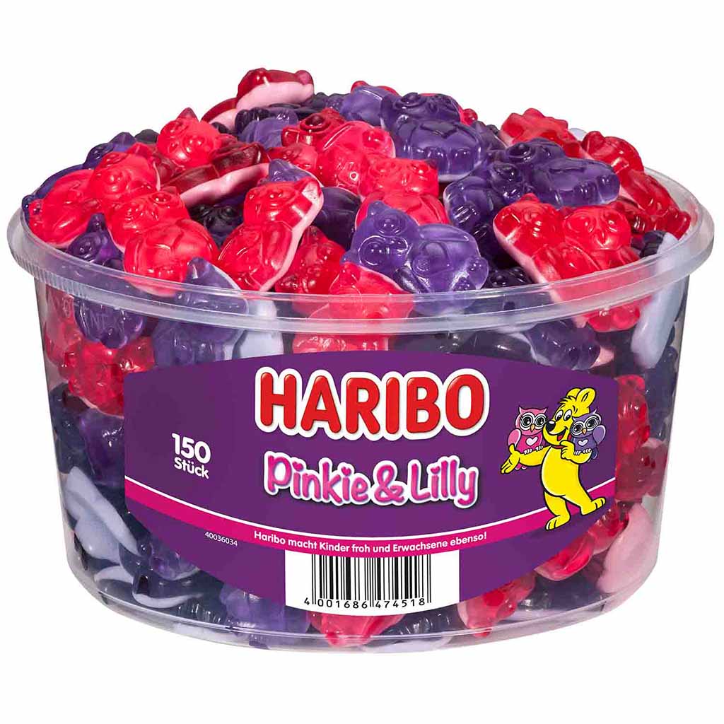 Haribo Pinkie & Lilly 150er 1200g MHD:30.8.23