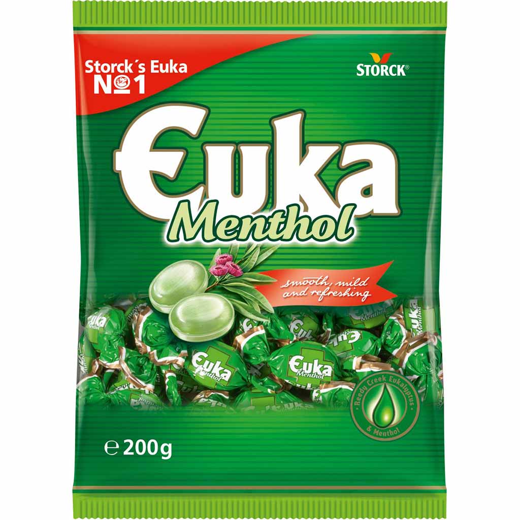 6x Storck Euka Menthol á 200g=1200g MHD:18.10.20