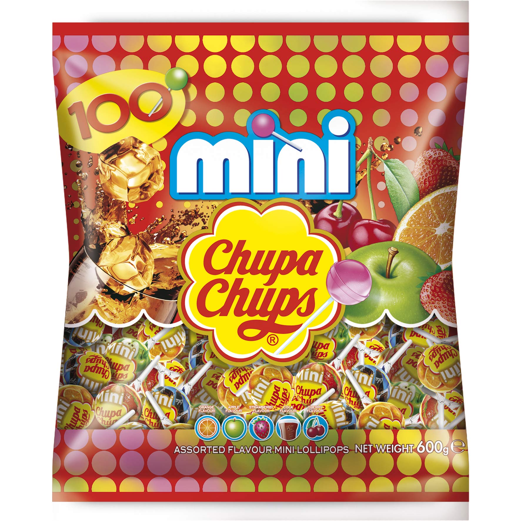 Chupa Chups Mini Lutscher 100er 600g MHD:30.10.23