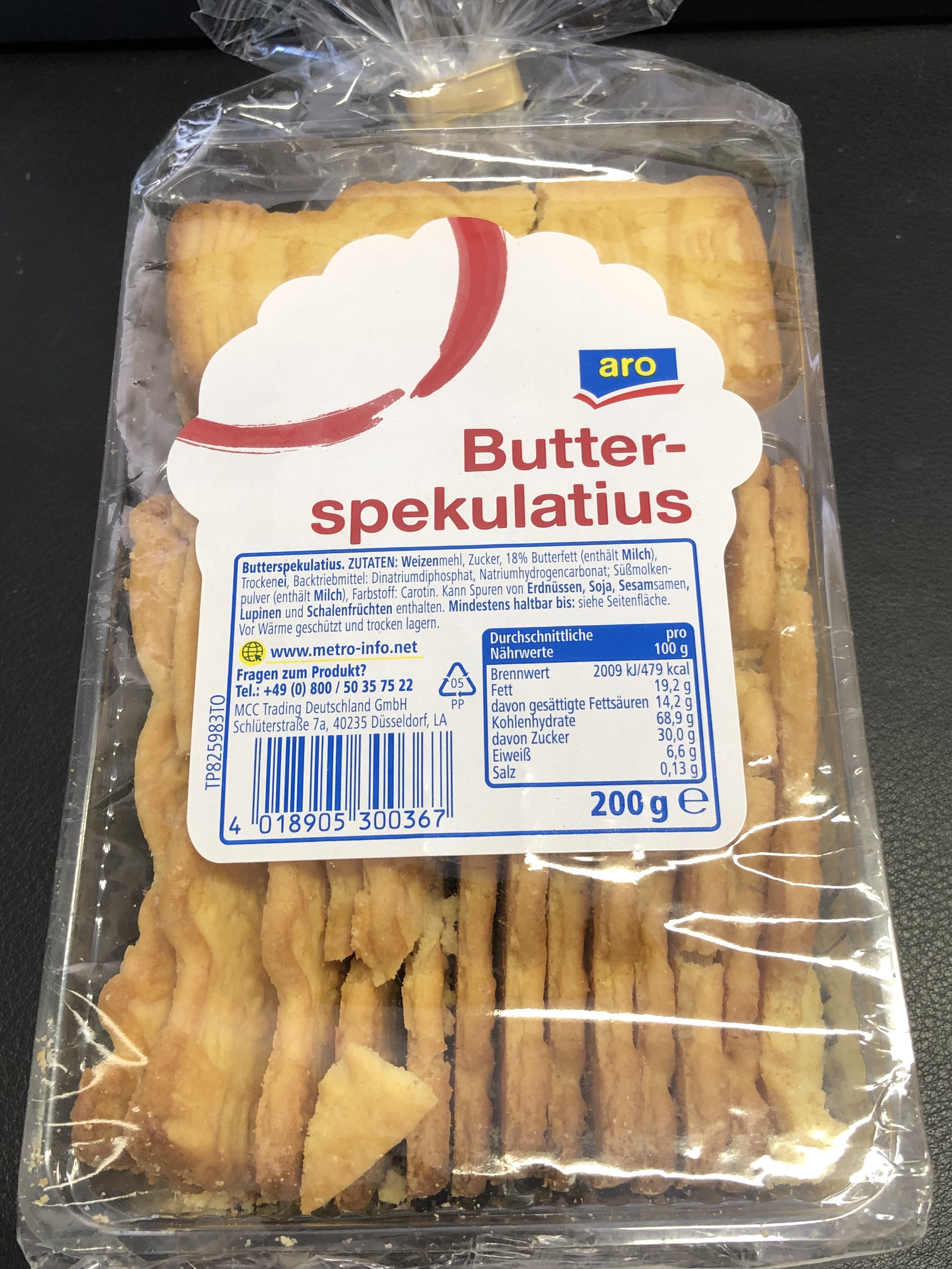Butter Spekulatius 200g MHD:30.5.20