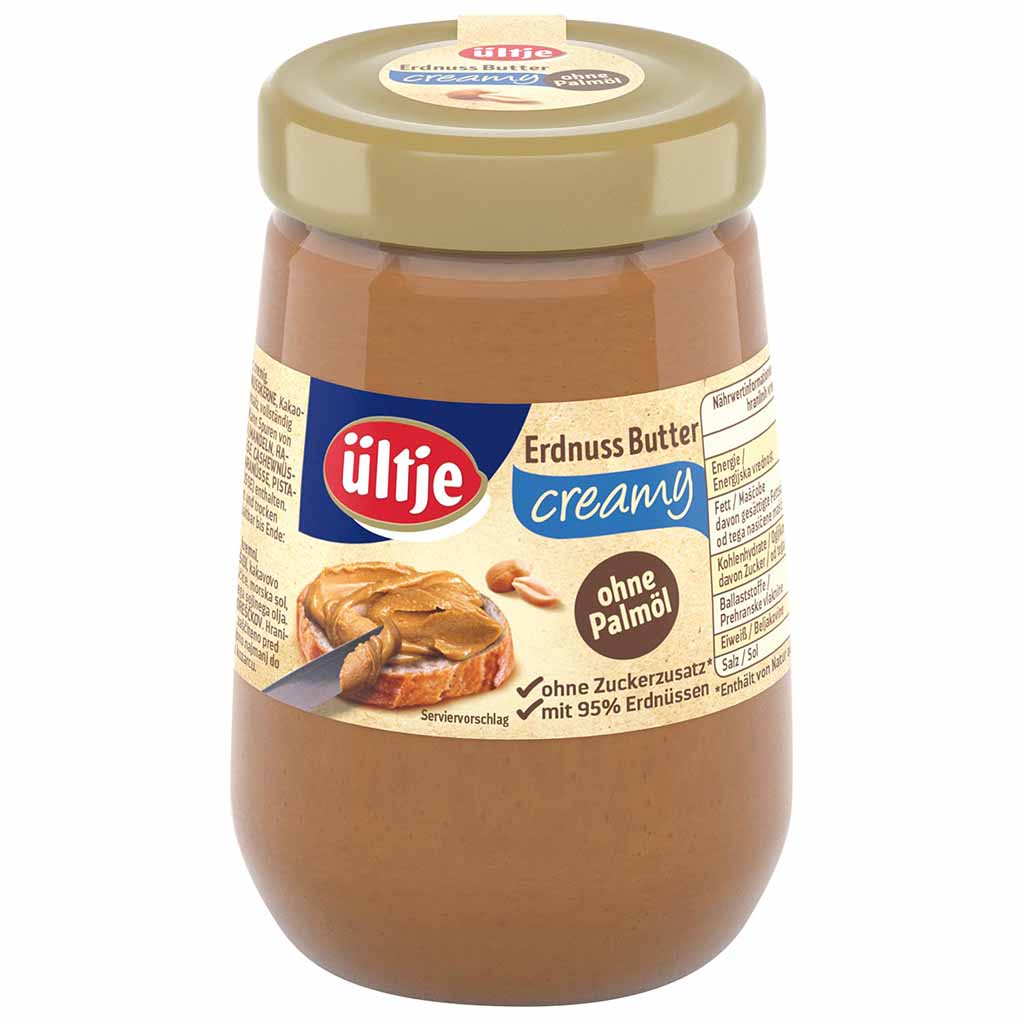 ültje Erdnuss Butter creamy 340g MHD:30.5.25