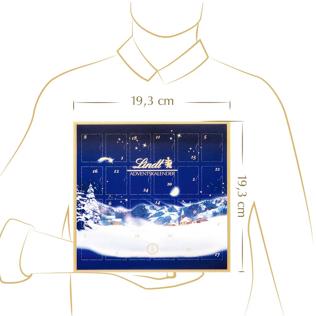 Lindt Adventskalender Weihnachtsmarkt 115g