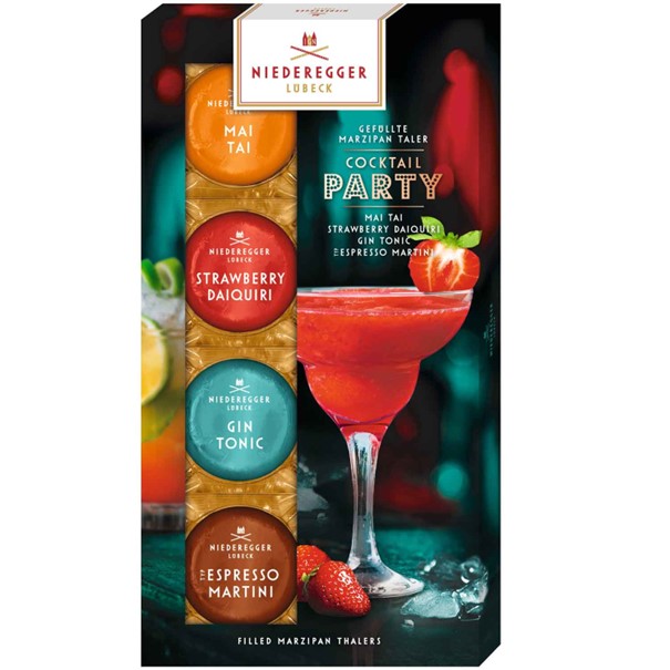 Niederegger Cocktail Party Marzipan Taler 112g MHD:23.1.25