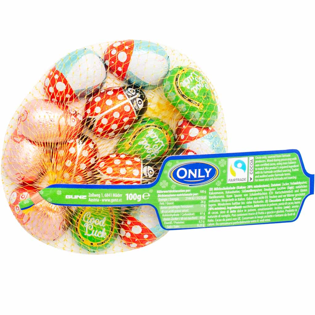 Only Glücksbringer Milchschokolade 100g MHD:28.2.26