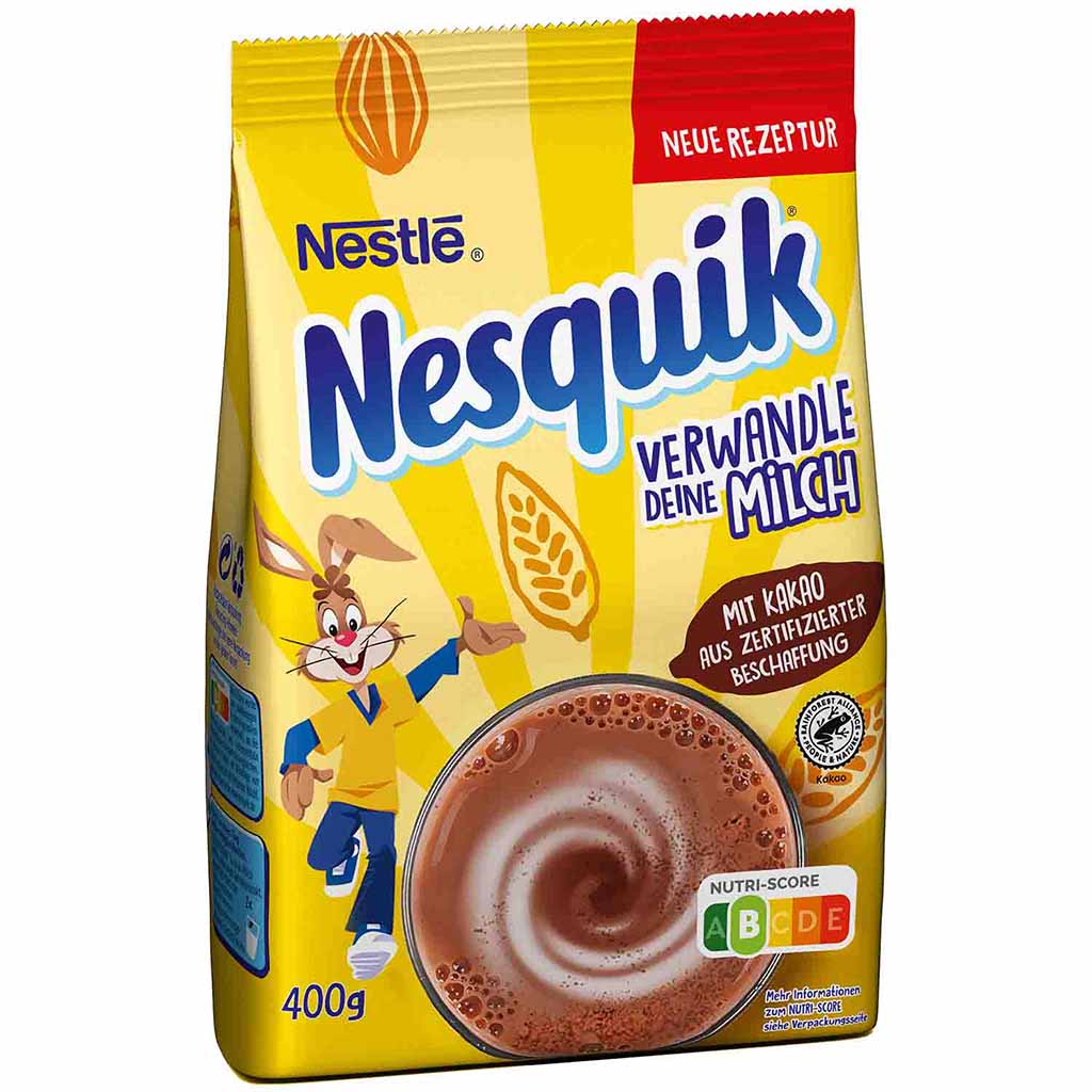 Nestle Nesquik Kakaohaltiges Getränkepulver 400g