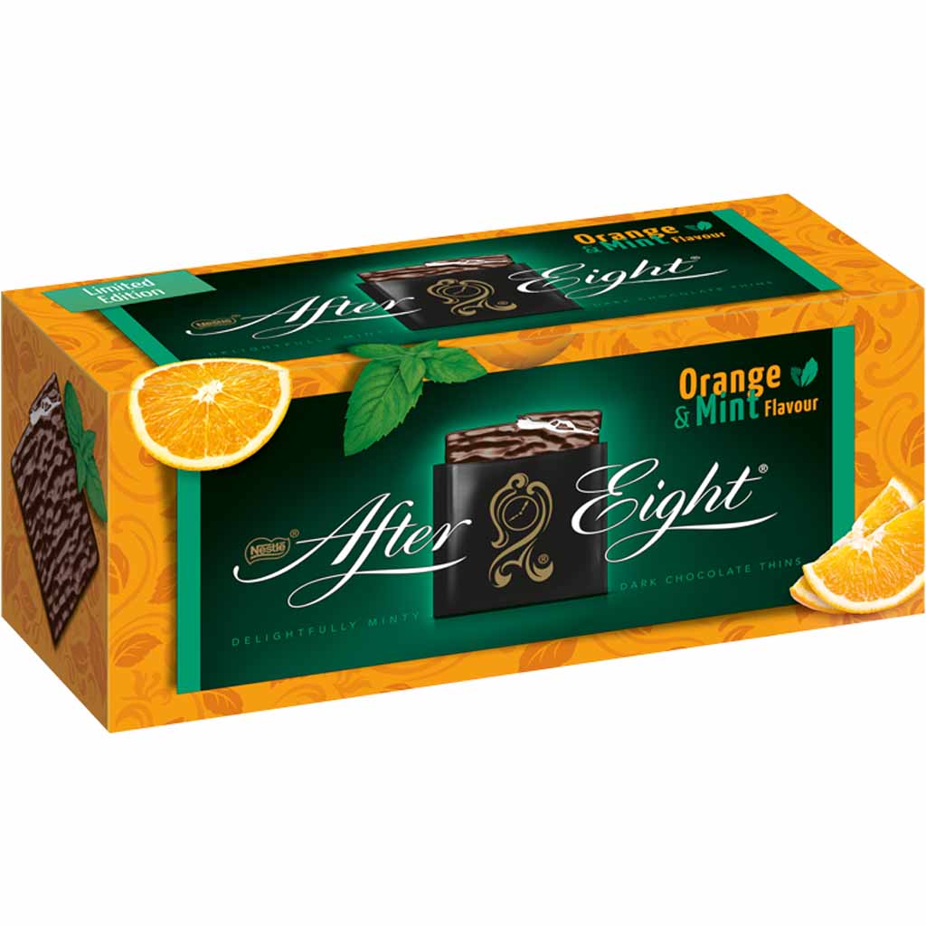 After Eight Orange & Mint Limited Edition 200g MHD:30.8.22