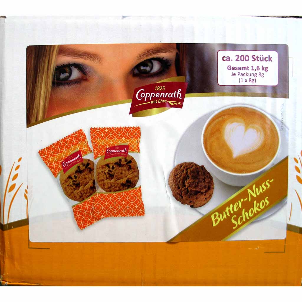 Coppenrath Butter-Nuss-Schokos 200er 1,6kg MHD:29.10.22