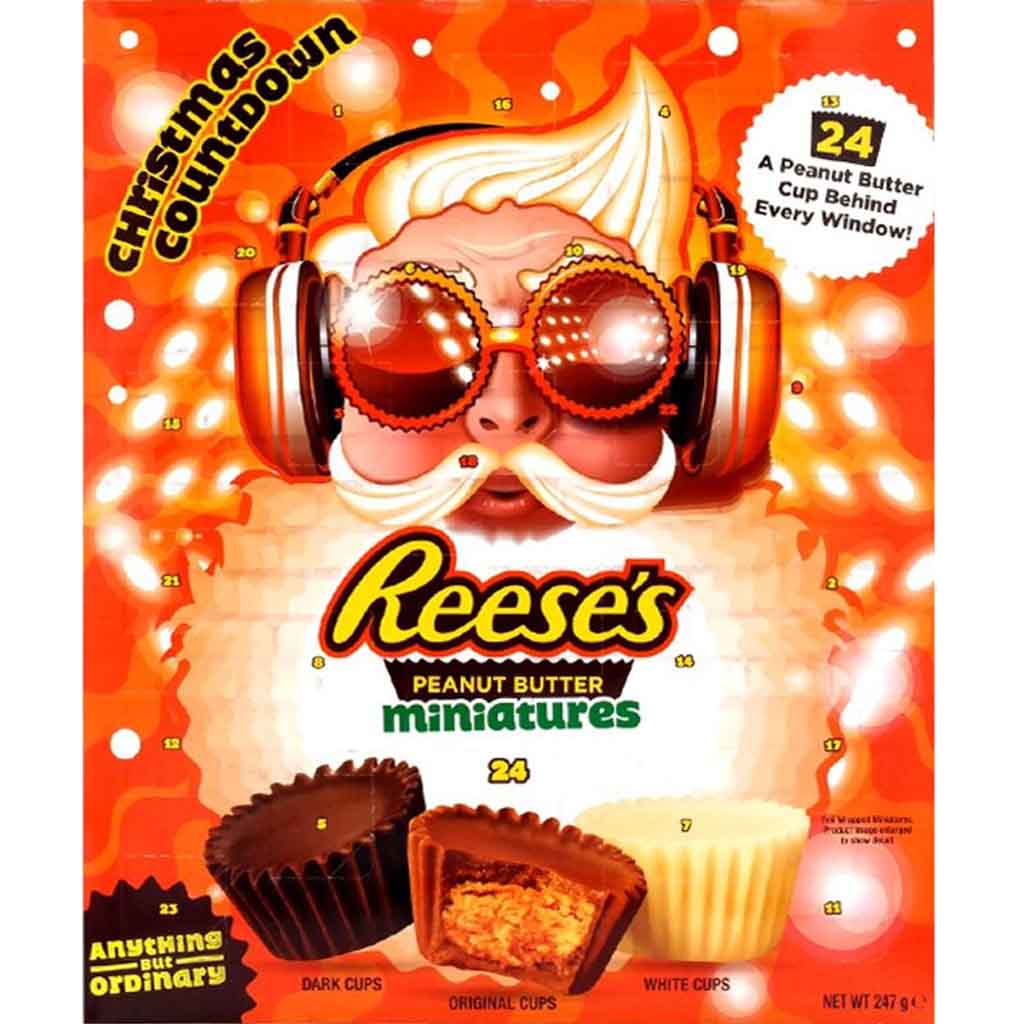 Reeses Adventskalender Peanut Butter Miniatures 247g MHD:1.4.22