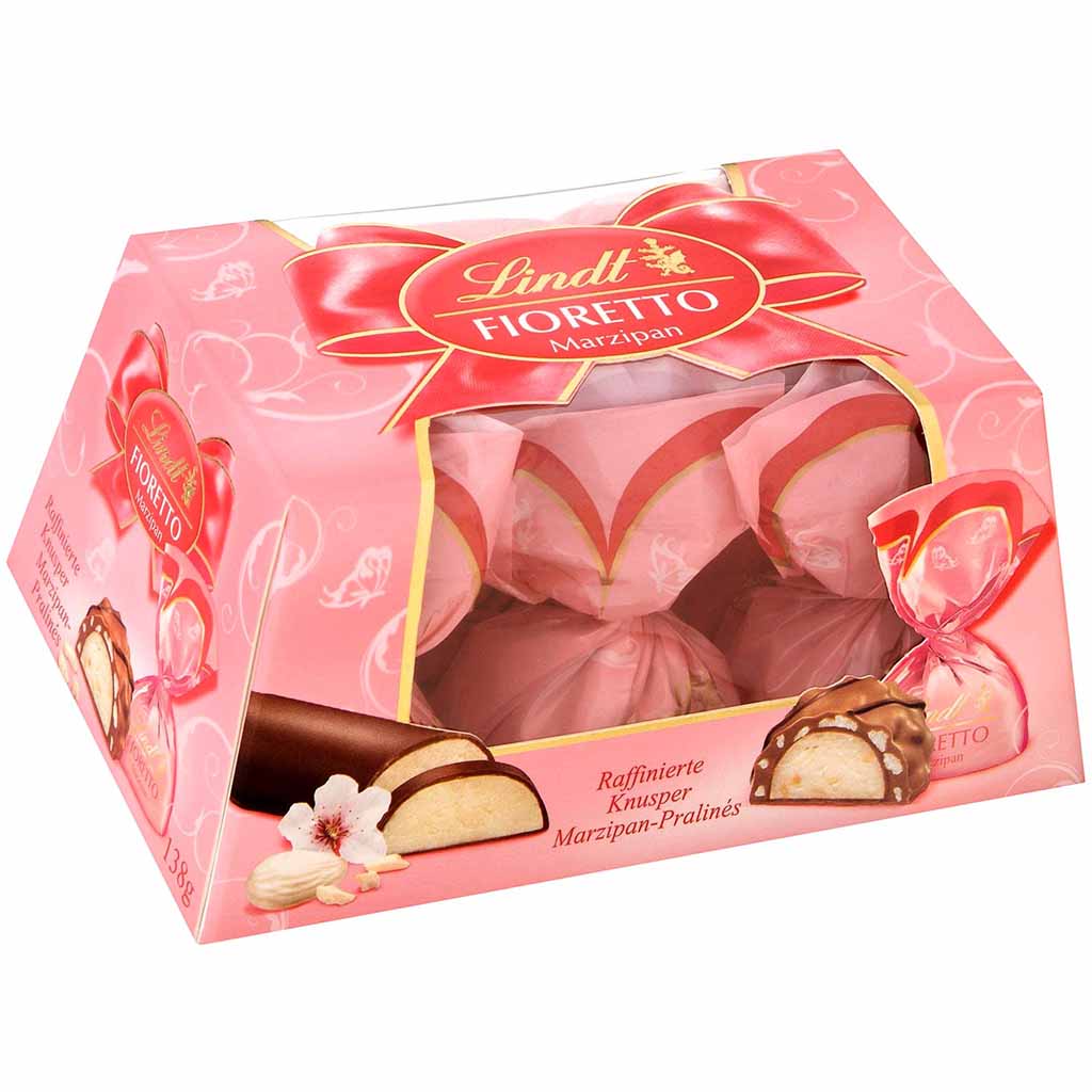 Lindt Fioretto knusper Marzipan Pralines 138g MHD:31.1.25