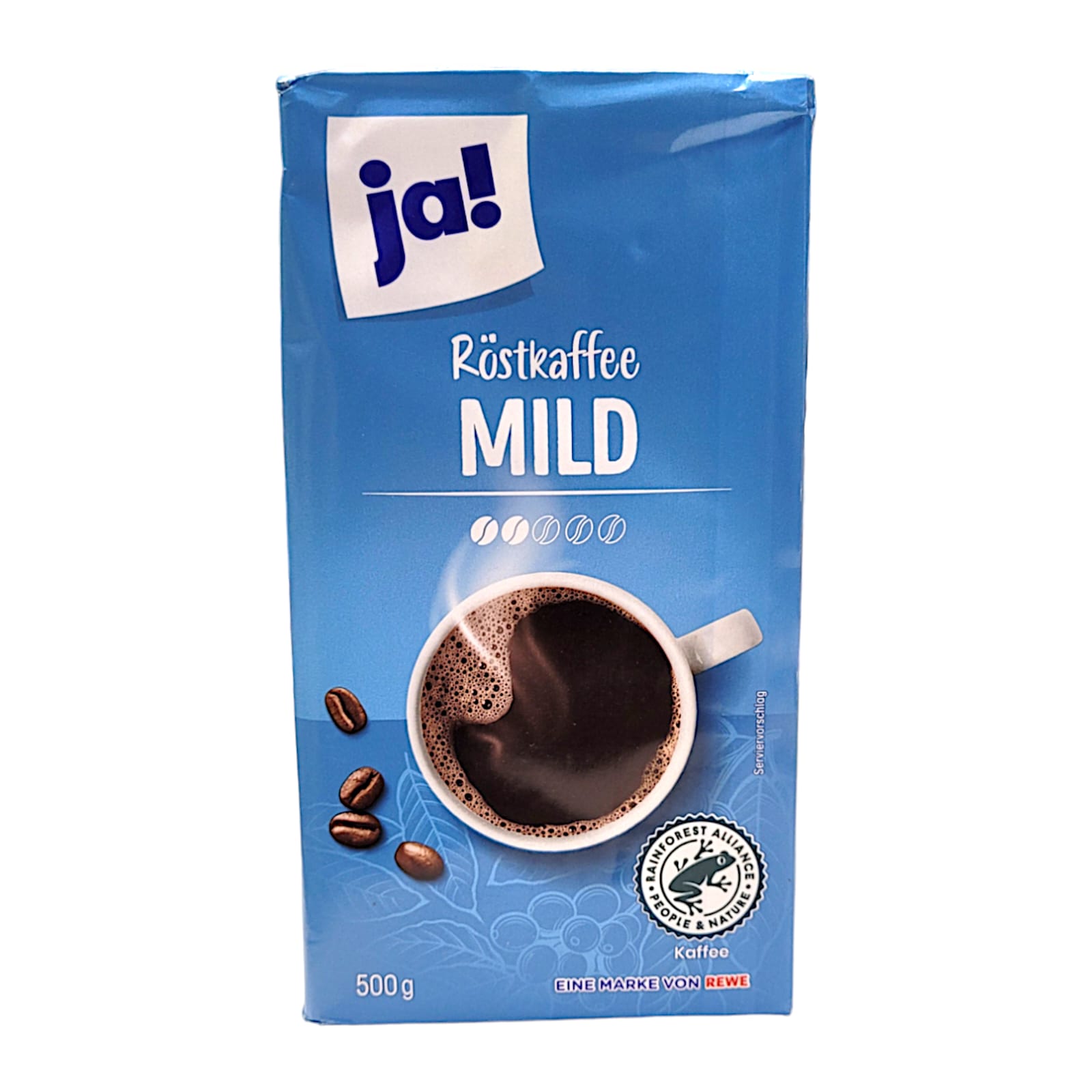 ja! Röstkaffee Mild 500g MHD:30.10.25