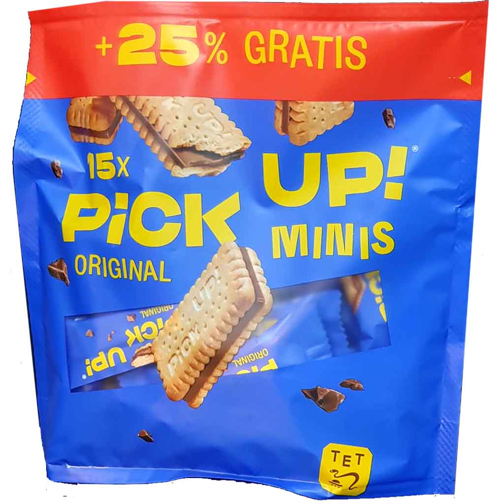 Pick Up! minis Choco Sandwichkekse 15er 159g MHD:1.12.24