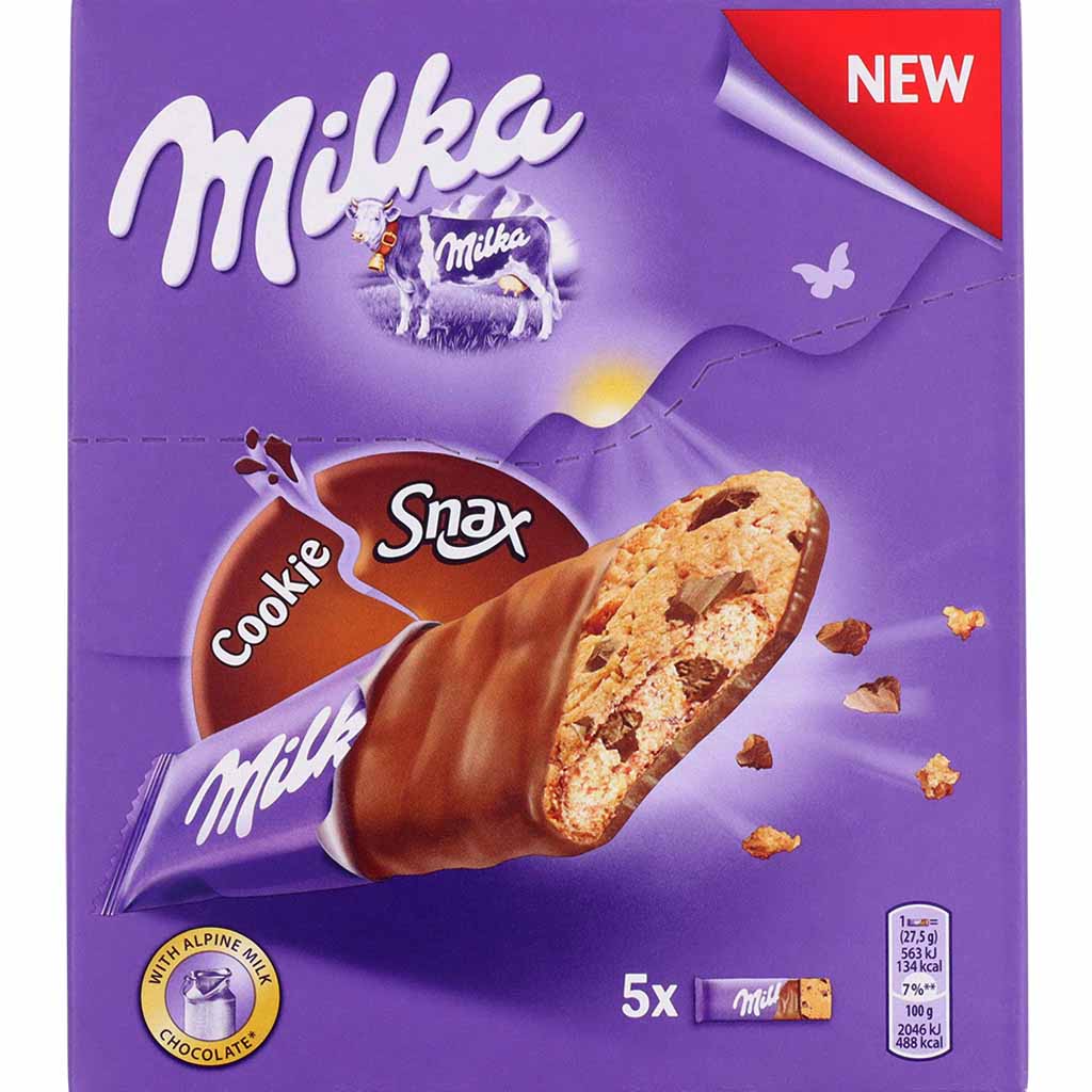Milka Cookie Snax 5er 137,5g MHD:30.12.21
