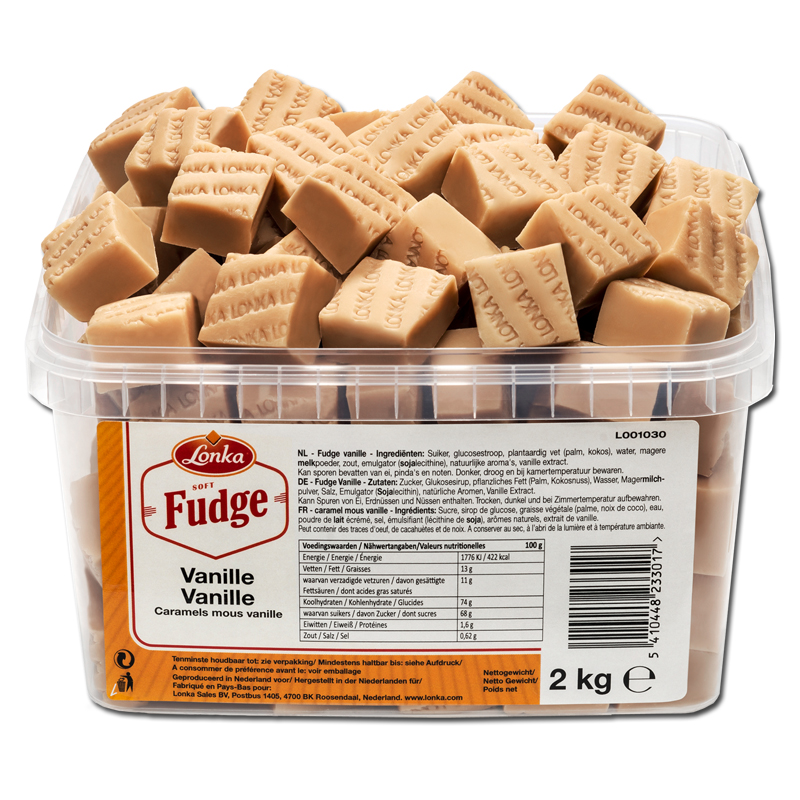 Lonka Soft Fudge Nougat Caramel Karamell  Vanille 2000g MHD:9.8.24