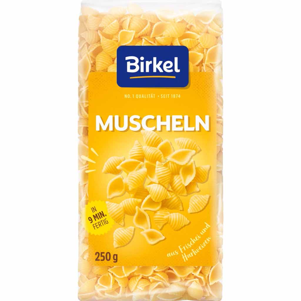 Birkel Nudeln Muscheln 250g MHD:19.9.25