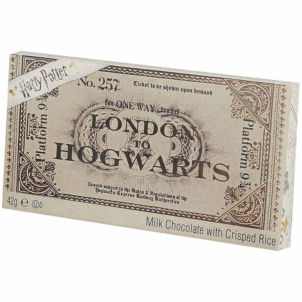 Jelly Belly Harry Potter Ticket Platform 9 3/4 Schokoladentafel 42g MHD:23.10.21