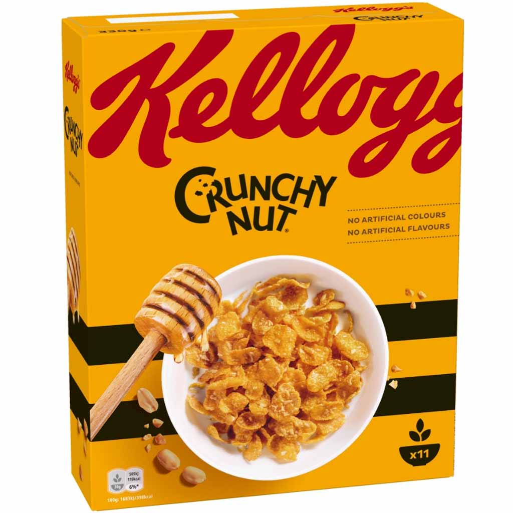 Kelloggs Crunchy Nut 330g MHD:30.3.22