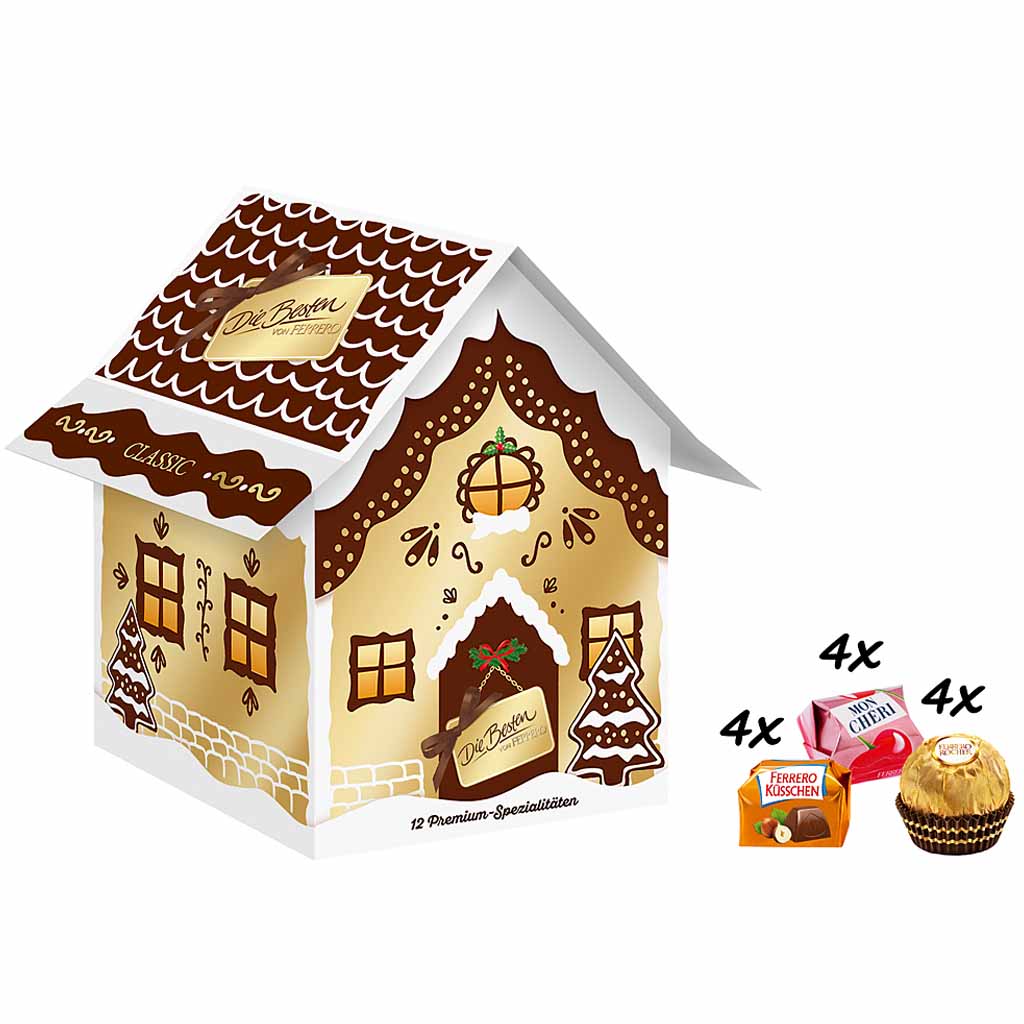 Ferrero Die Besten Lebkuchenhäuschen 12er 127g MHD:20.4.22