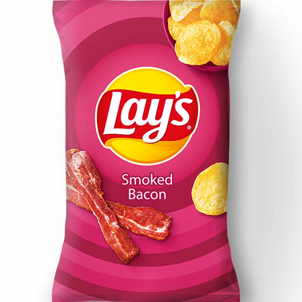 Lays Kartoffelchips Smoked Bacon 175g MHD:3.4.22