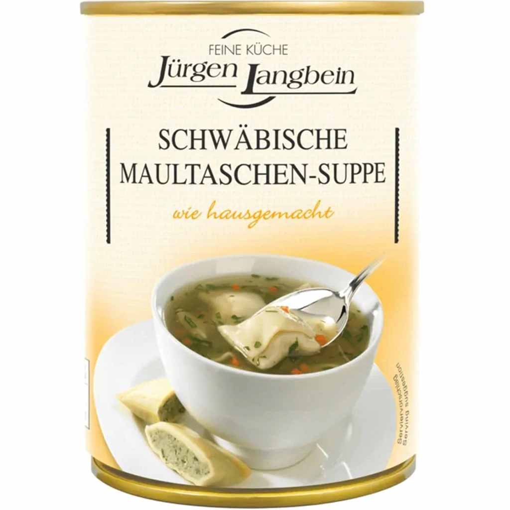Jürgen Langbein Schwäbische Maultaschen Suppe 400ml, 4007680103980