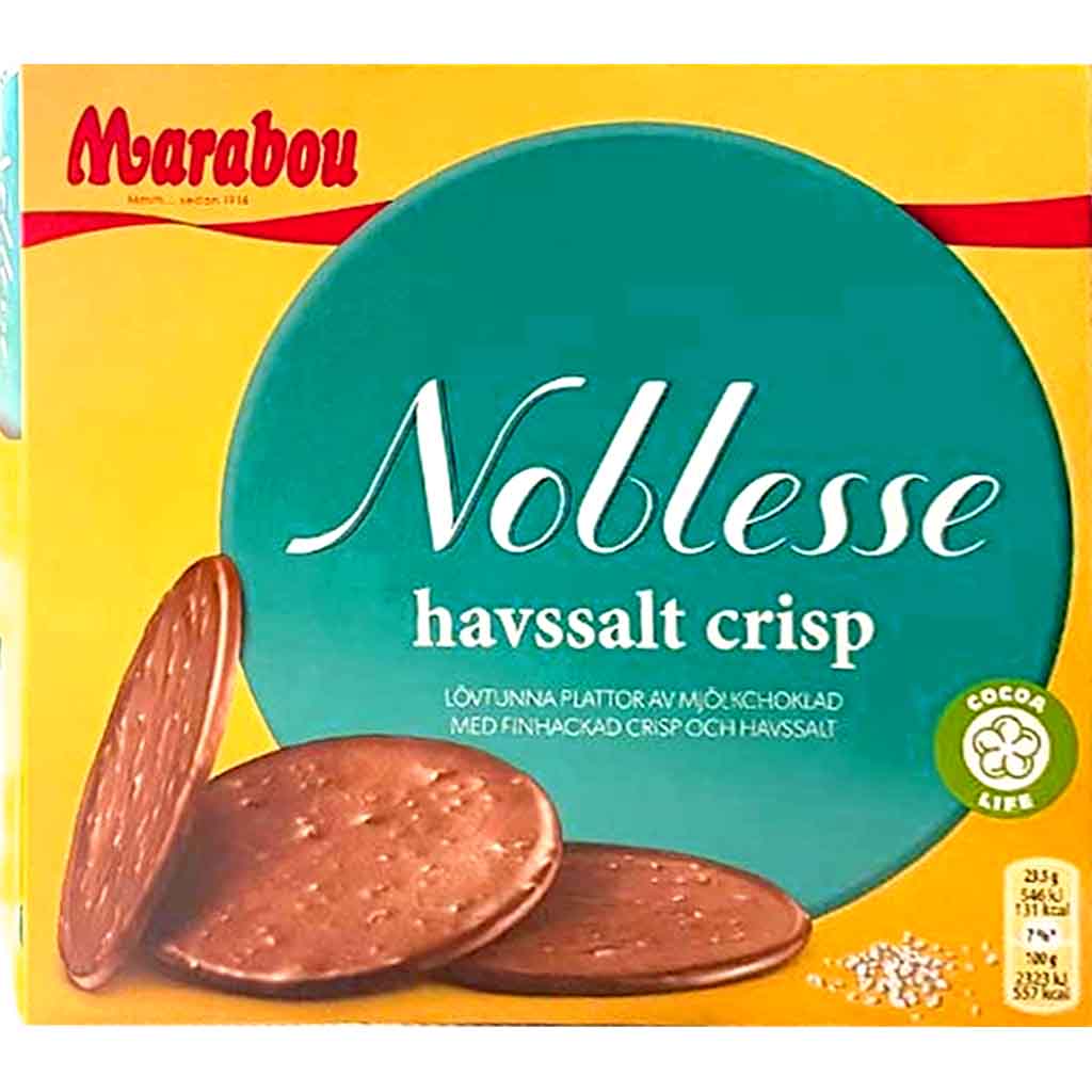 Marabou Noblesse Havssalt Crisp 150g MHD:9.12.24