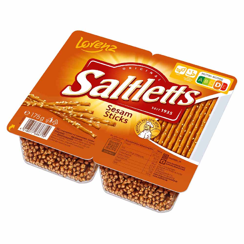 Lorenz Saltletts Sticks mit Sesam 175g MHD:8.1.25