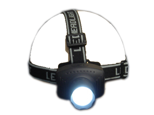 Kopflampe 5 Watt  mit Zoom
