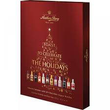 Anthon Berg Adventskalender mit 24 Likör Flaschen 375g MHD:11.8.24