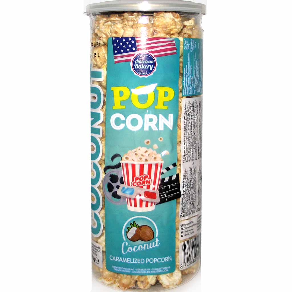 American Bakery Popcorn Coconut 170g MHD:27.4.25