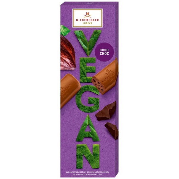 Niederegger Vegan Double Choc 100g MHD:15.1.25