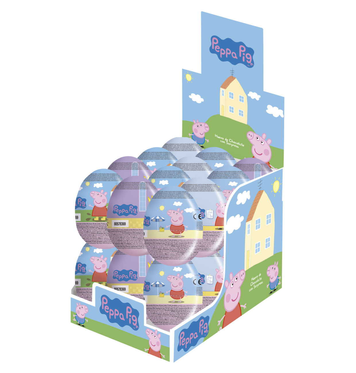 Peppa Pig Schoko-Überraschungsei 24x 20g Thekendisplay MHD:30.3.26