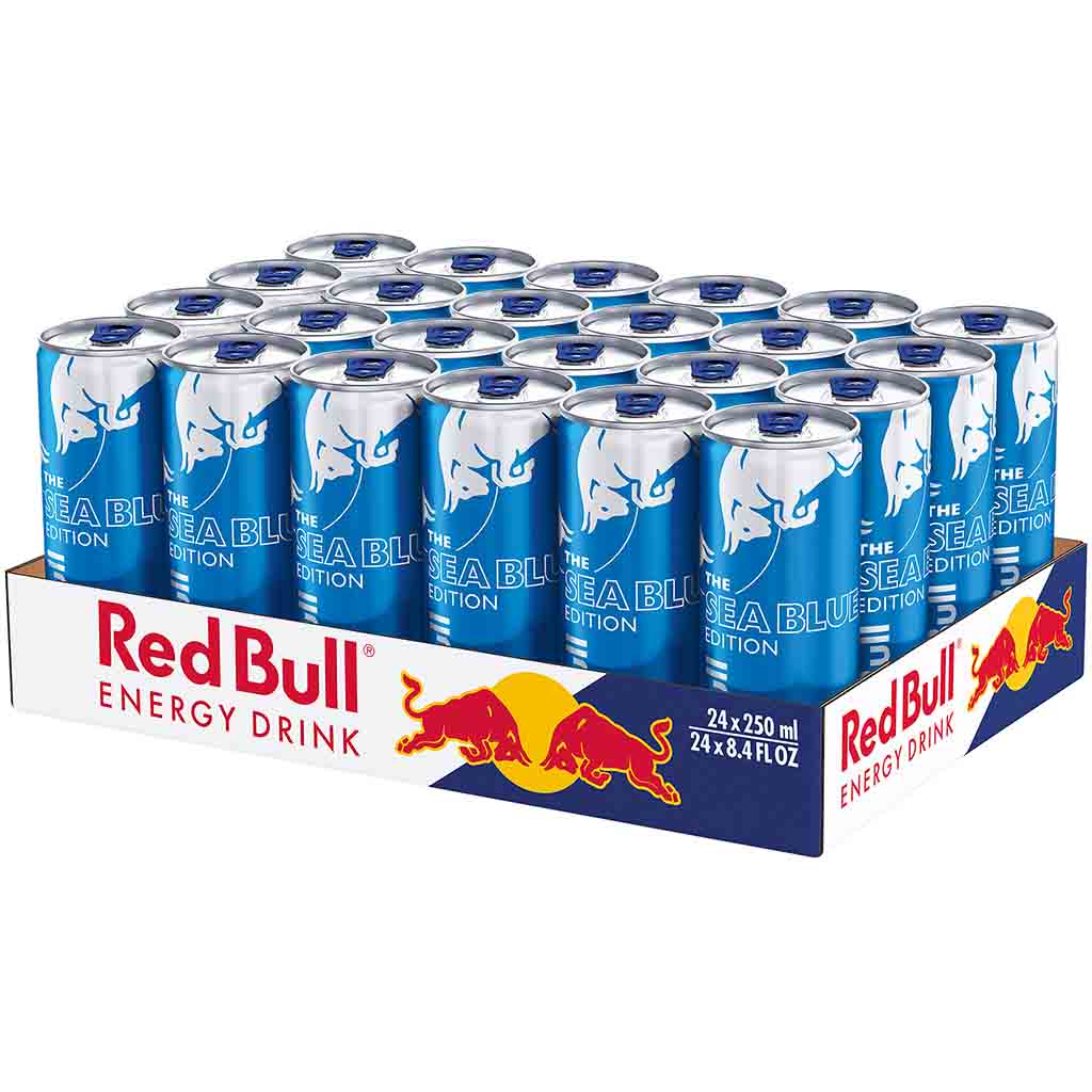24x Red Bull The Sea Blue Edition Juneberry Energy Drink DOSE á 250ml=6L MHD:8.7.25