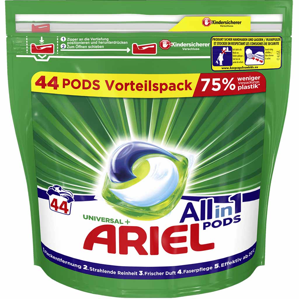 Ariel All-in-1 Pods Universal+ 44WL 1201,2g